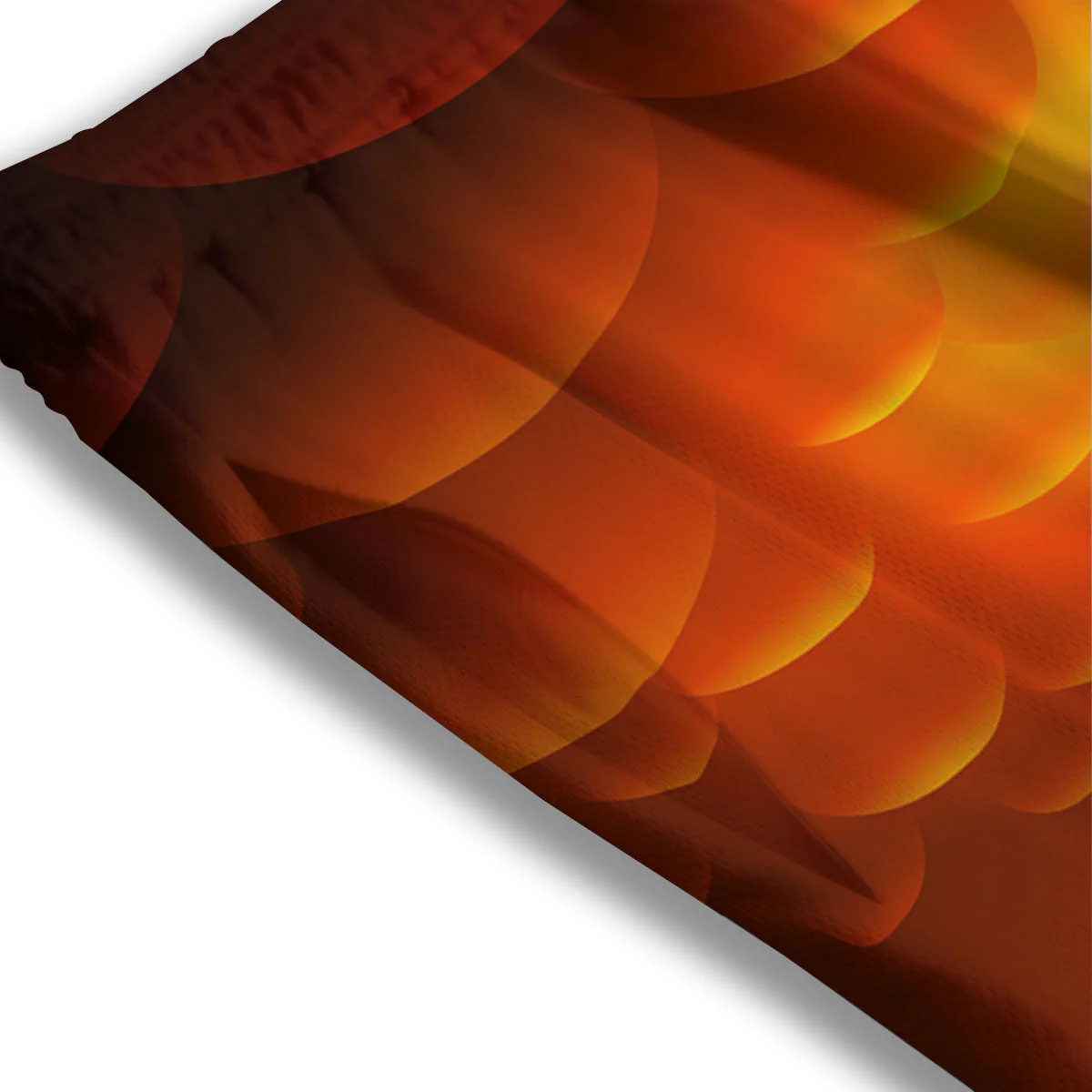 Volcano Erupt Print Mesh Shorts - Image 3