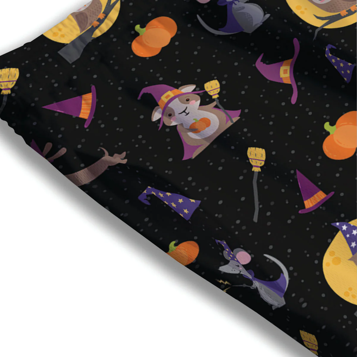 Wizard Animal Print Pattern Mesh Shorts - Image 3