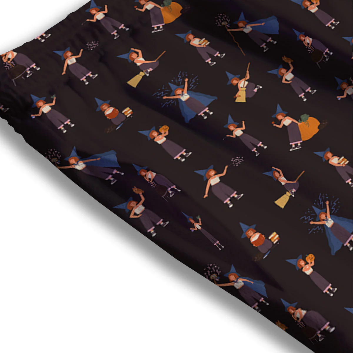 Wizard Cute Print Pattern Mesh Shorts - Image 3