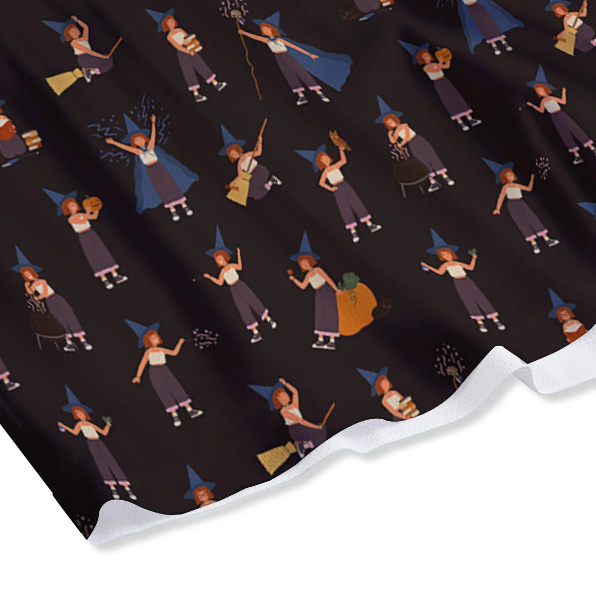 Wizard Cute Print Pattern Mesh Shorts - Image 4