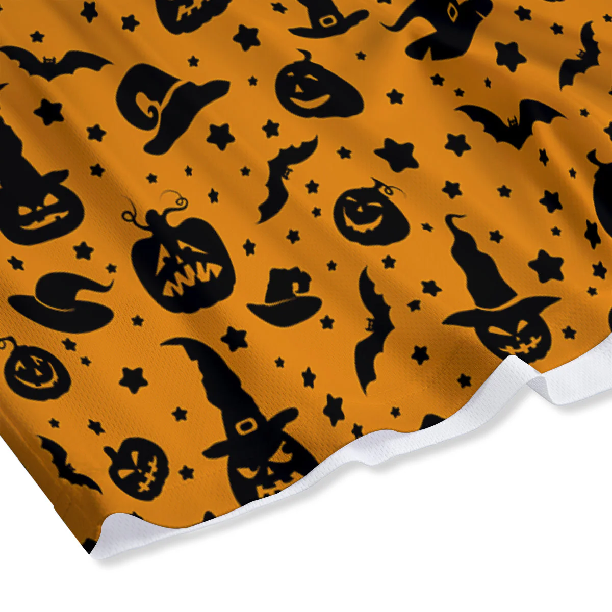Wizard Halloween Print Pattern Mesh Shorts - Image 4