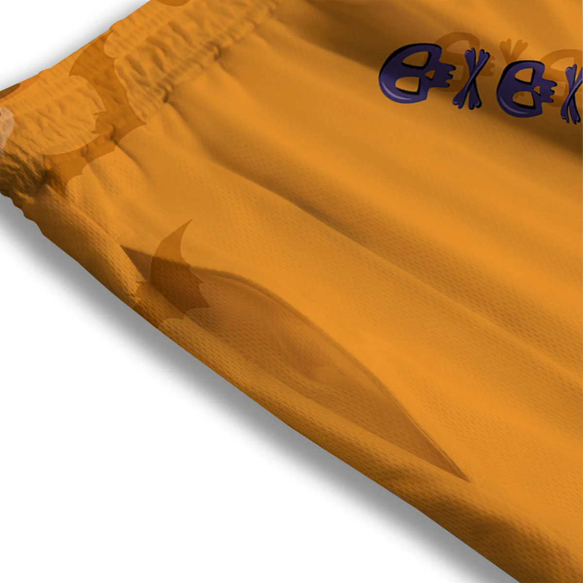 X Halloween Print Mesh Shorts - Image 3