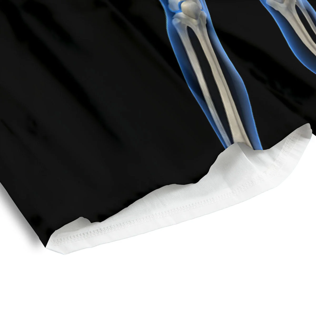 X-Ray Human Skeleton Print Men's Athletic Shorts - Image 4