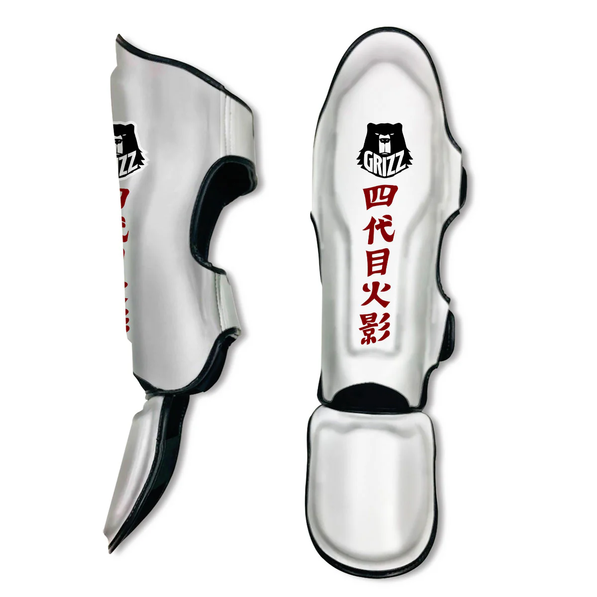Yondaime Fourth Hokage Custom Muay Thai Shin Guards - Image 2