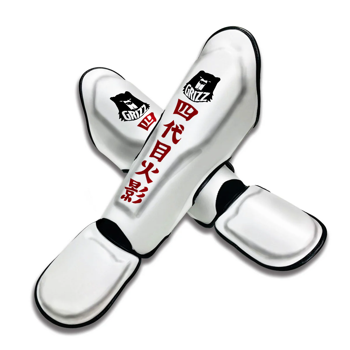 Yondaime Fourth Hokage Custom Muay Thai Shin Guards - Image 4