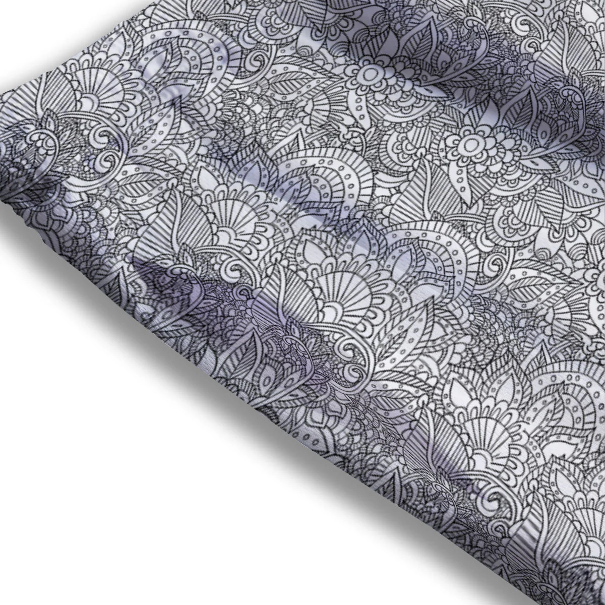 Zentangle Ethnic Print Pattern Mesh Shorts - Image 3