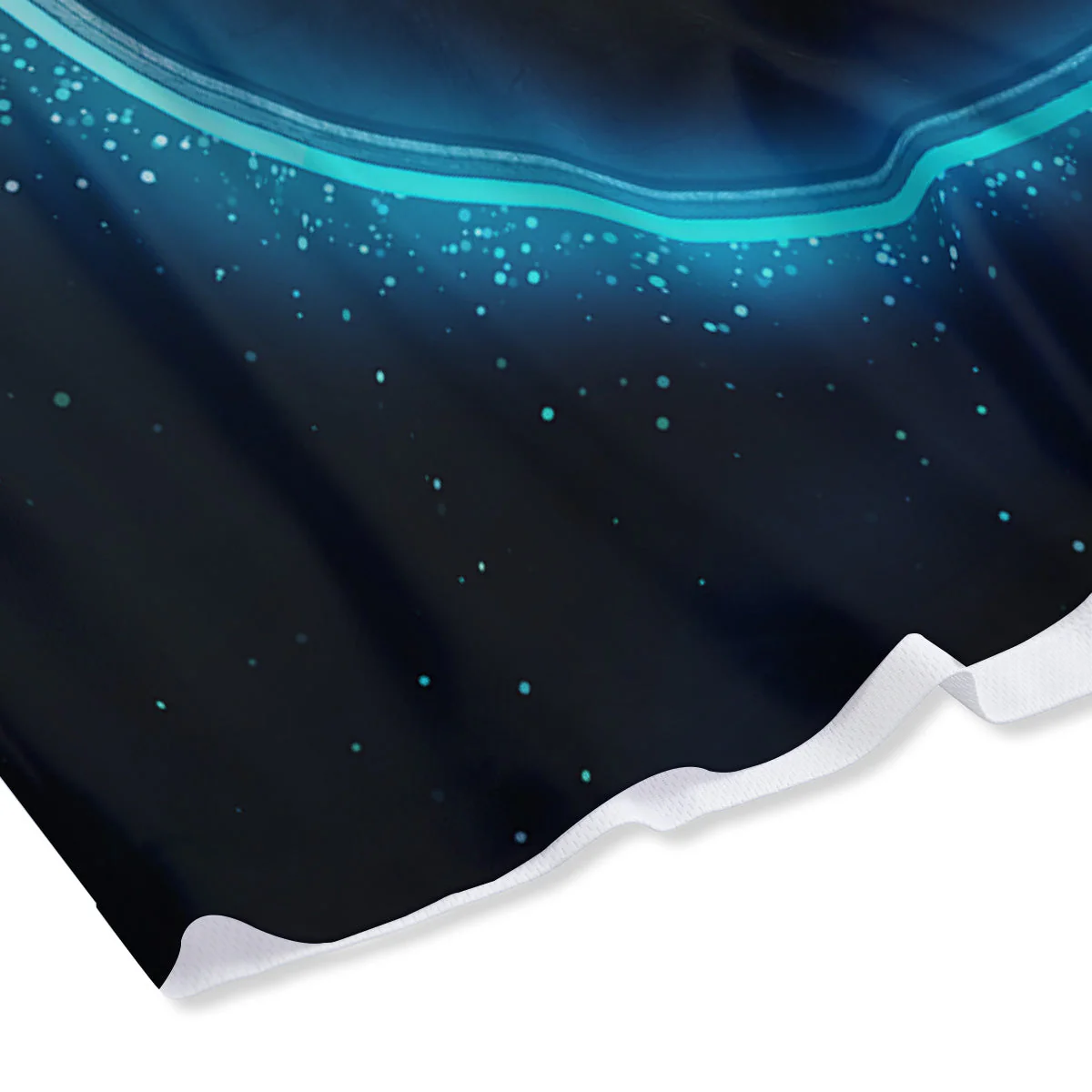 Zodiac Sign Blue Libra Print Mesh Shorts - Image 4