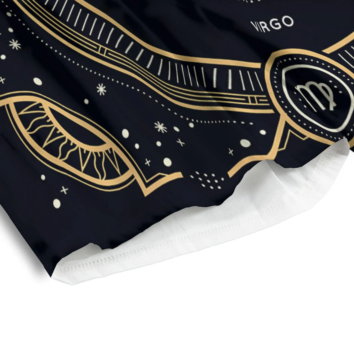 Zodiac Sign Vintage Virgo Print Men's Athletic Shorts - Image 4