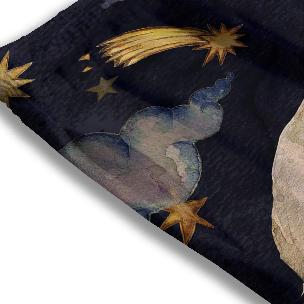 Zodiac Sign Watercolor Aries Print Mesh Shorts - Image 3