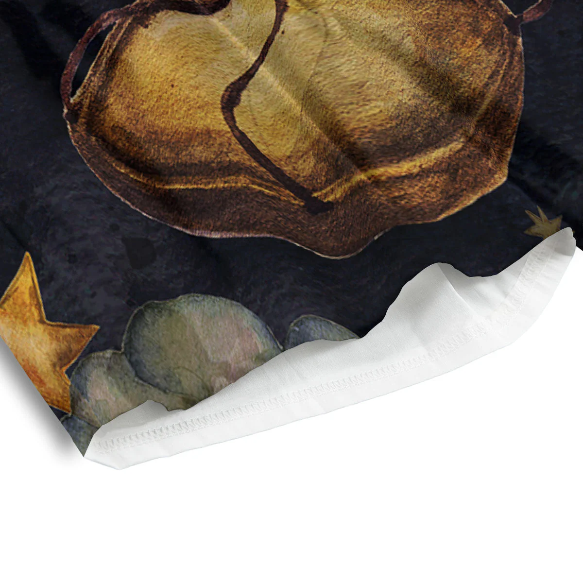 Zodiac Sign Watercolor Libra Print Men's Athletic Shorts - Image 4