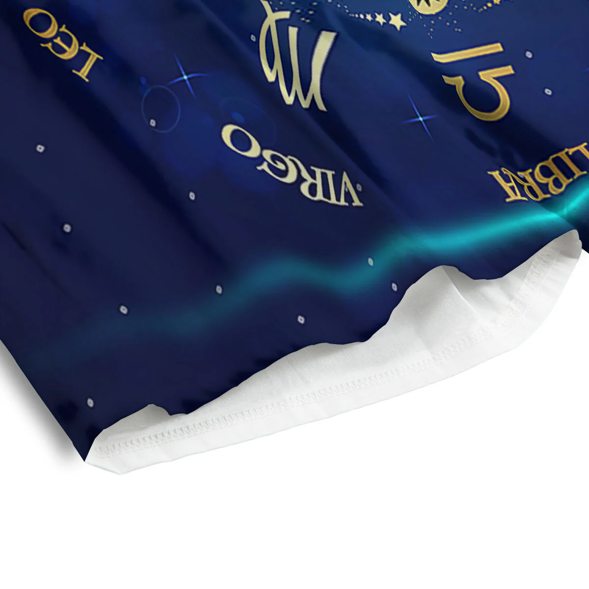 Zodiac Wheel Galaxy Print Men's Athletic Shorts - Image 4